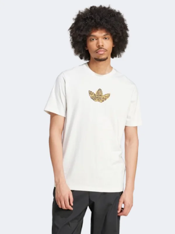 men's softshell sweaters-Adidas Supply Men Original T-Shirt White