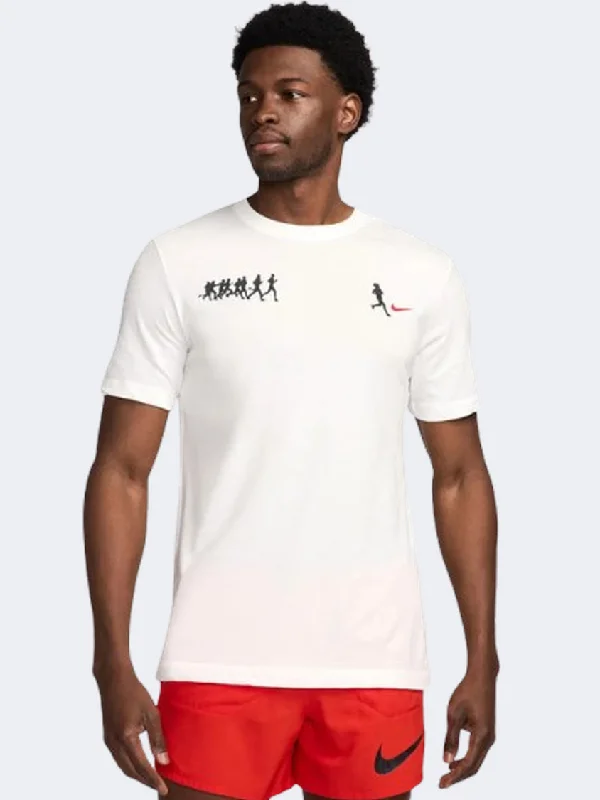 men's ribbed sweaters-Nike Run Energy Men Running T-Shirt Summit White/Black