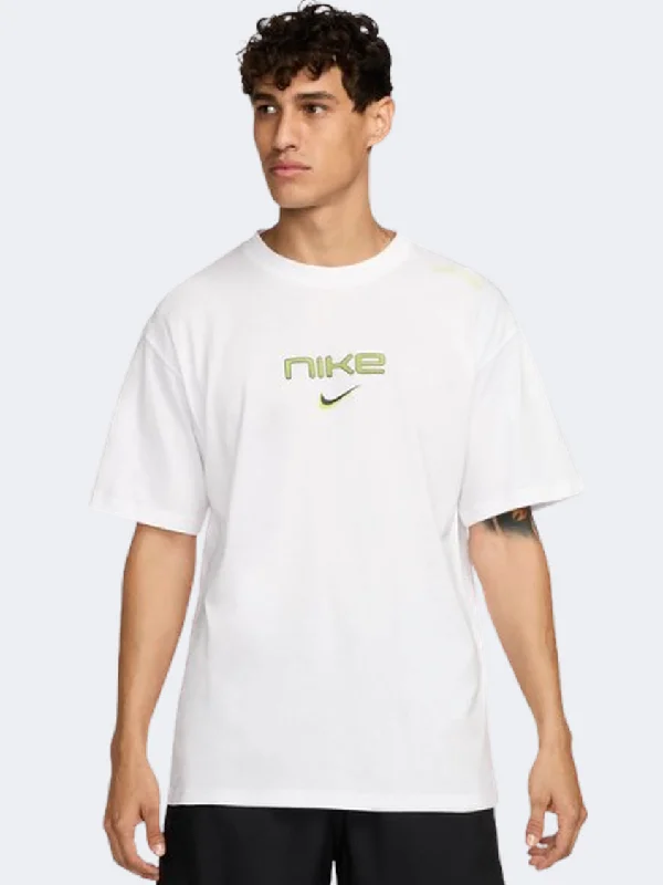 men's white sweaters-Nike Sportswear M90 Men Lifestyle T-Shirt White