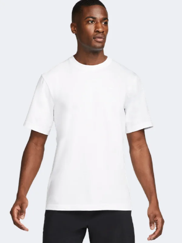 men's slim polos-Nike Primary Men Training T-Shirt White