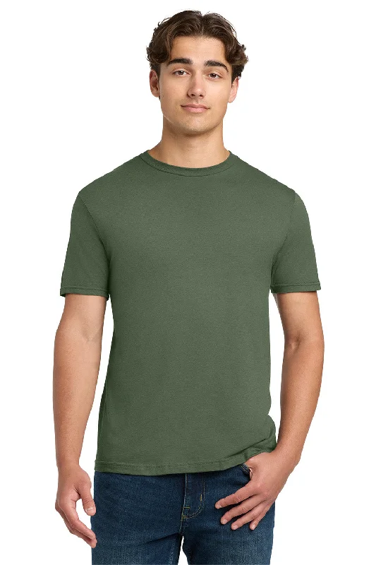 men's wool jackets-Gildan Mens Softstyle Short Sleeve Crewneck T-Shirt - Military Green