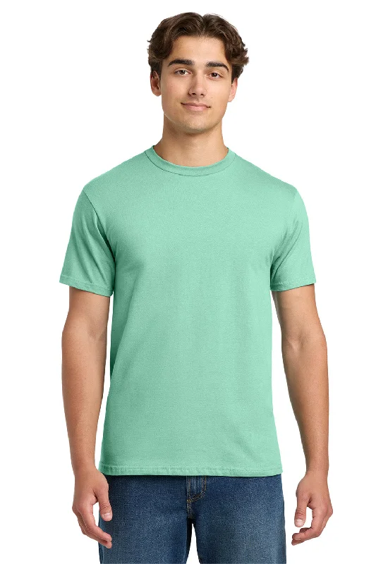 men's hiking vests-Gildan Mens Hammer Short Sleeve Crewneck T-Shirt - Island Reef Green - Closeout