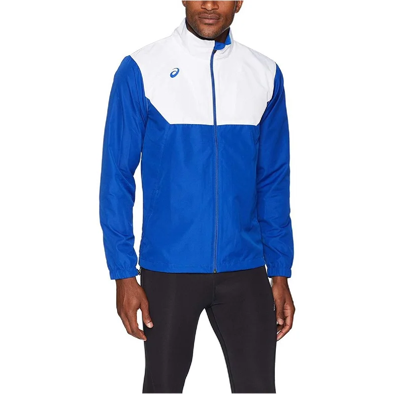 men's striped jackets-Asics Mens Upsurge Jacket