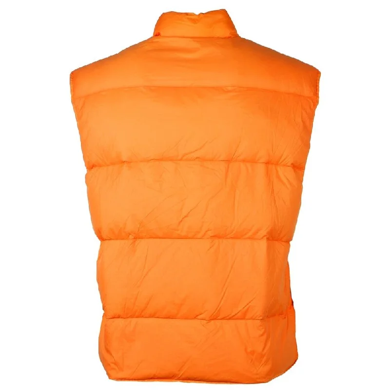 men's tailored jackets-Centogrammi Sunset Hues Padded Nylon Men's Vest