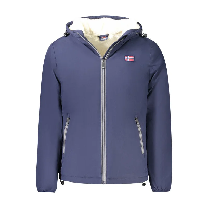 men's slim hoodies-Norway 1963  Polyester Men's Jacket