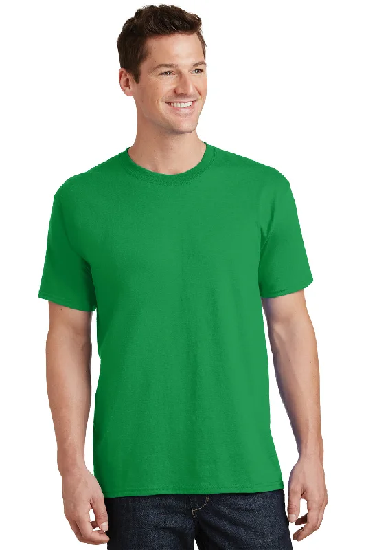 men's slim jackets-Port & Company Mens Core Short Sleeve Crewneck T-Shirt - Clover Green