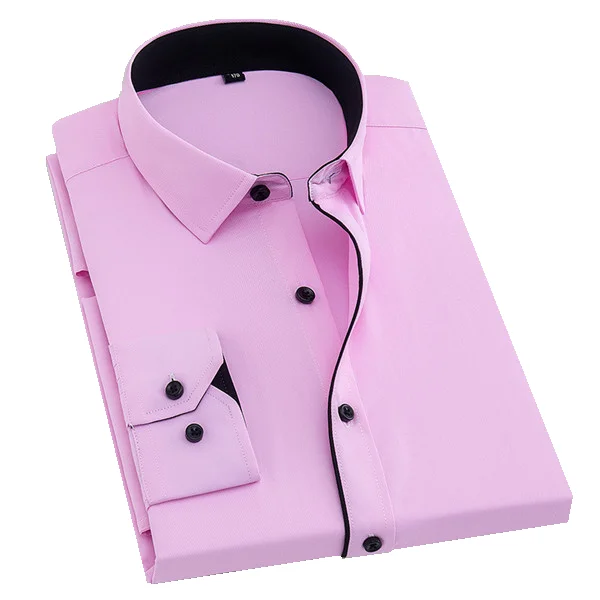 men's softshell sweaters-Formal Pink Dress Shirt | Modern Fit | Sizes 38-48