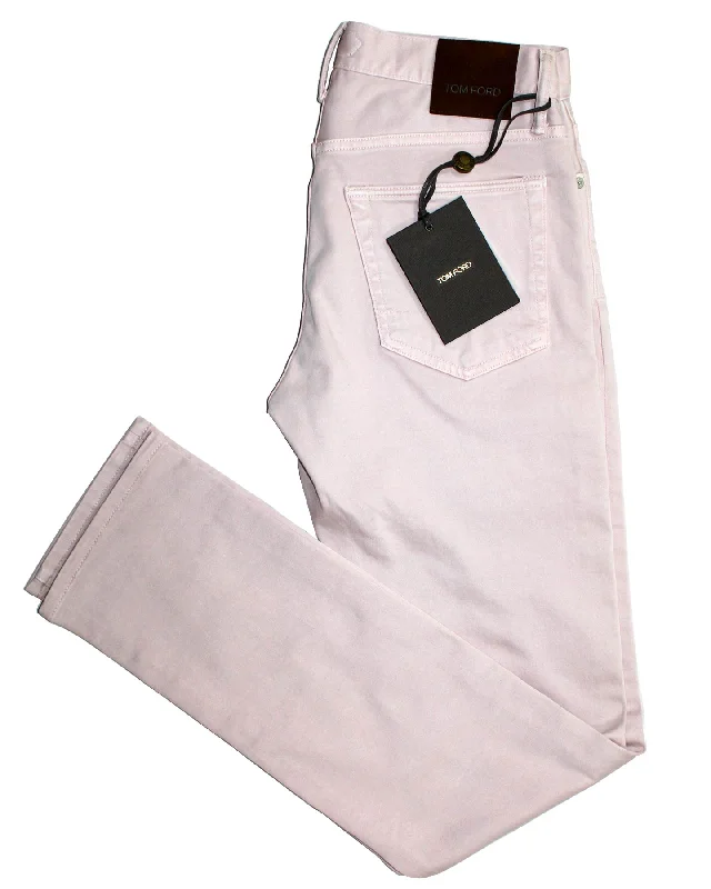 men's casual belts-Tom Ford Pants Light Pink 5 Pocket - 31 Straight Legs