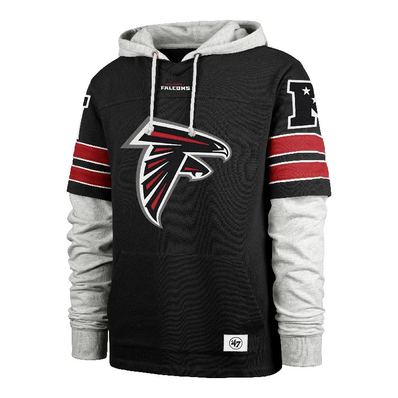 men's performance sweaters-ATLANTA FALCONS GRIDIRON BLITZ '47 CORNERBACK LACER