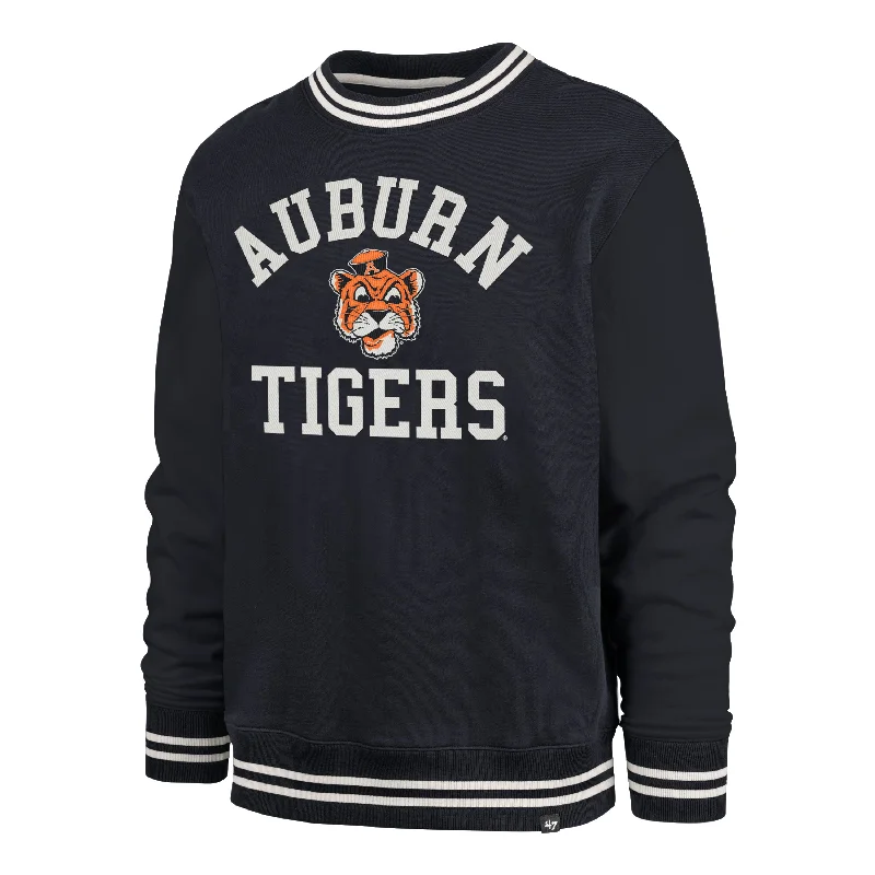 men's hiking polos-AUBURN TIGERS VINTAGE CLUBHOUSE VIEW '47 SIERRA CREW