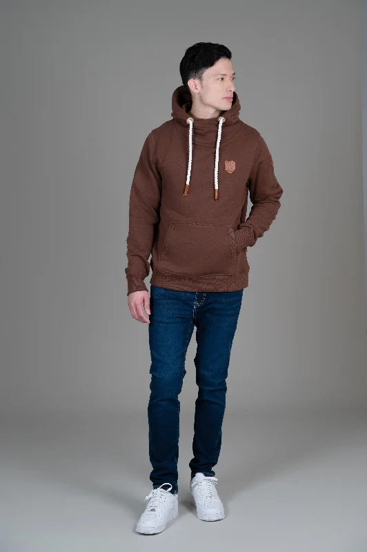 men's polo shirts-Cascade Mahogany Hoodie