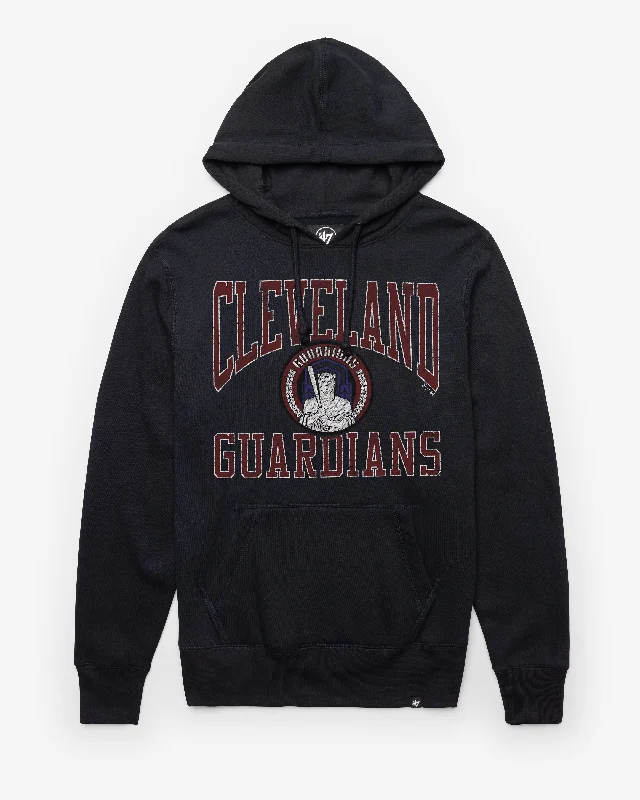 men's slim chinos-CLEVELAND GUARDIANS CITY CONNECT BIG UPS '47 HEADLINE HOOD