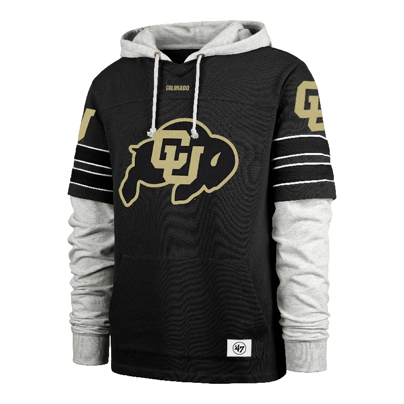 men's classic sweaters-COLORADO BUFFALOES GRIDIRON BLITZ '47 CORNERBACK LACER