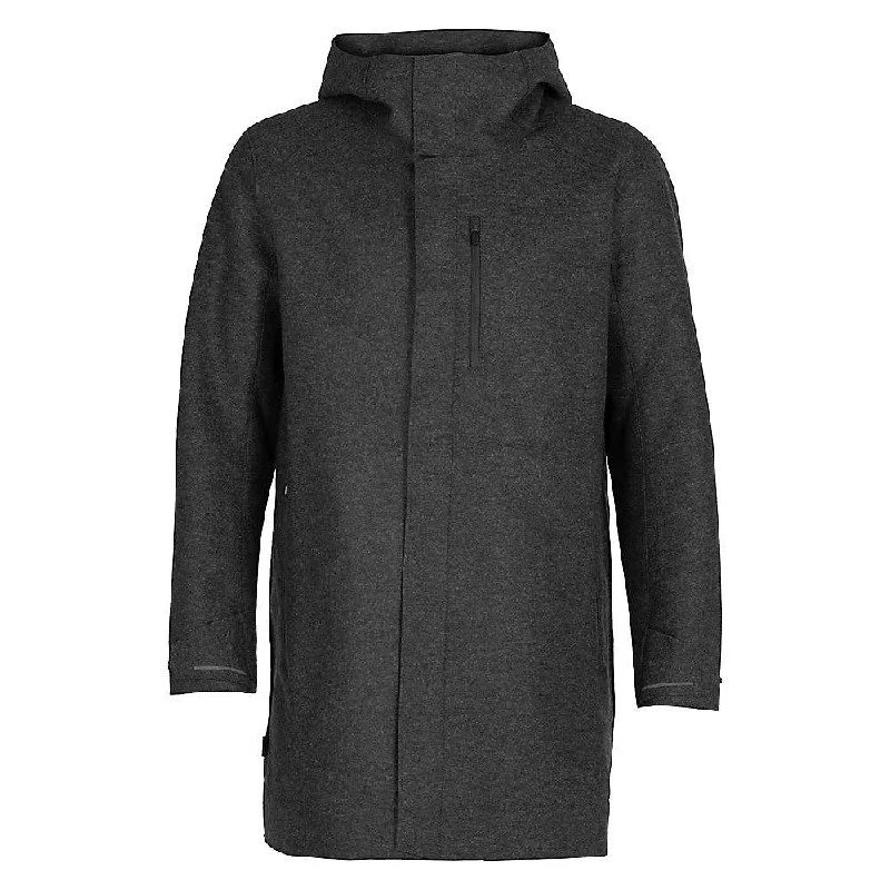 men's wool polos-Icebreaker Mens Ainsworth Hooded Jacket