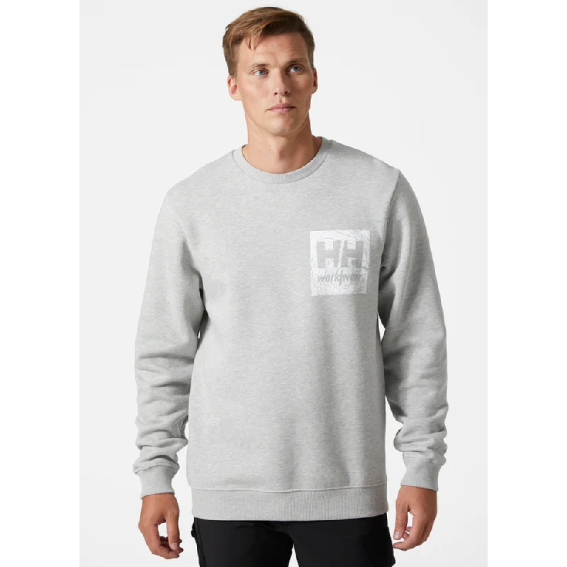 men's cotton jackets-Helly Hansen 79363 Logo Sweatshirt