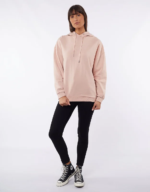 men's ribbed sweaters-Silent Theory Standard Hoody Pink