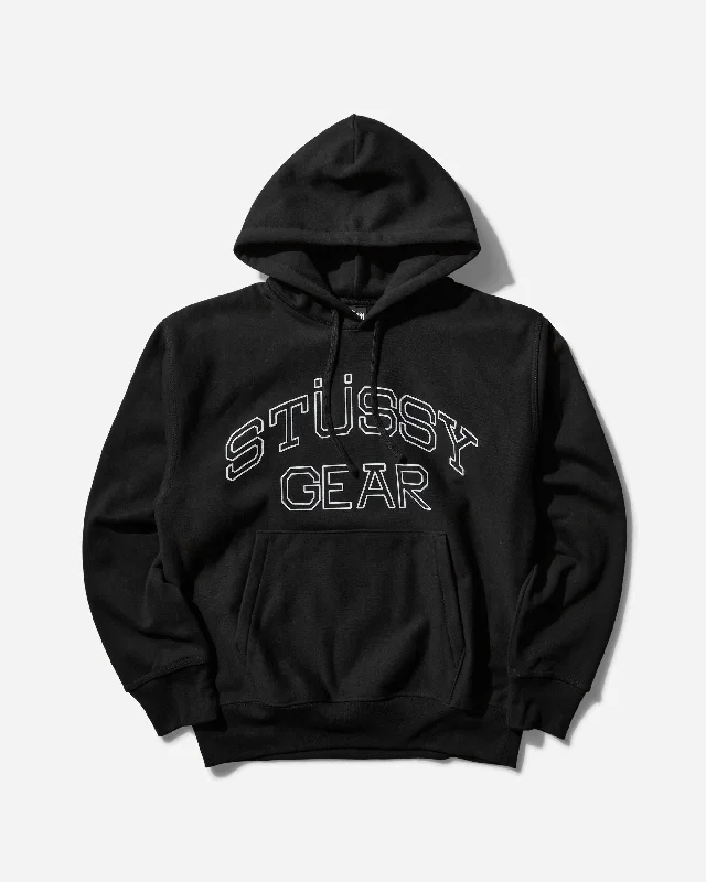 men's classic ties-Gear Hoodie Black