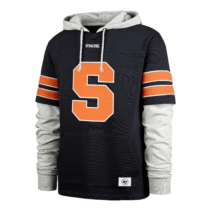 men's denim sweaters-SYRACUSE ORANGE GRIDIRON BLITZ '47 CORNERBACK LACER