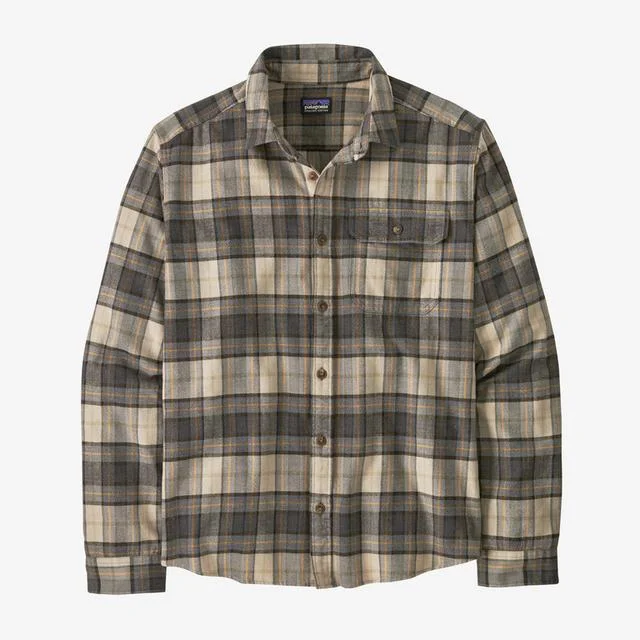 men's casual tees-Men's L/S LW Fjord Flannel Shirt