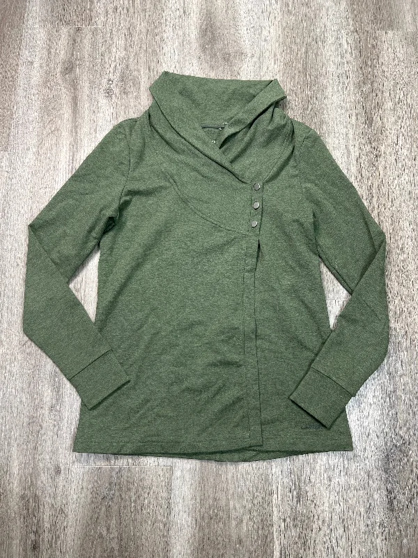 men's hiking tees-Cardigan By Danskin In Green, Size: S