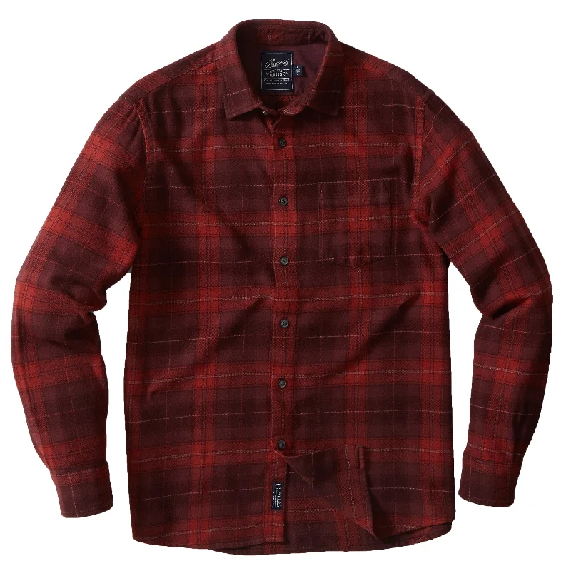 men's wool trousers-Durango Heritage Flannel Shirt - Red Clay