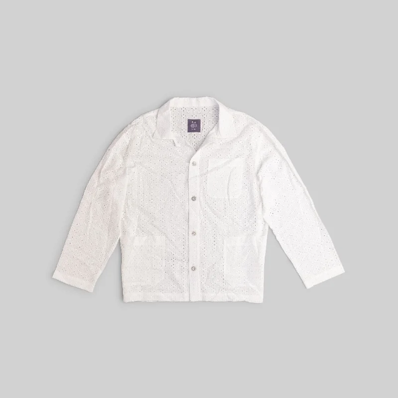 men's denim polos-Lace Workshirt