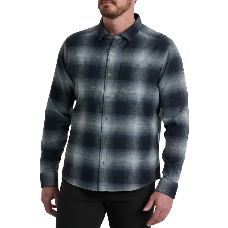 men's checkered shirts-Men's The Law Long Sleeve Flannel