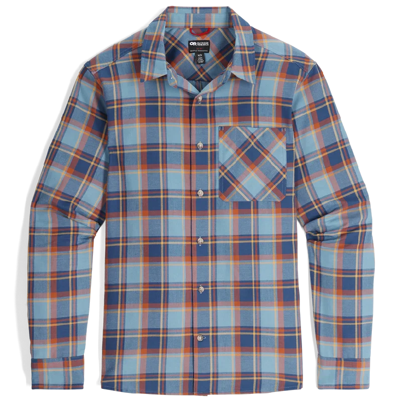 men's tailored jackets-M Ravenna Flannel Shirt