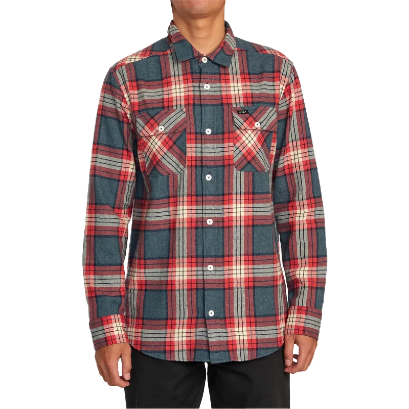 men's slim chinos-Men's Thatll Work Flannel Long Sleeve Shirt