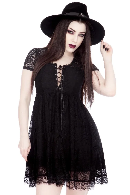 men's boat socks-Bella Morte Lost Babydoll Dress [B] - Resurrect