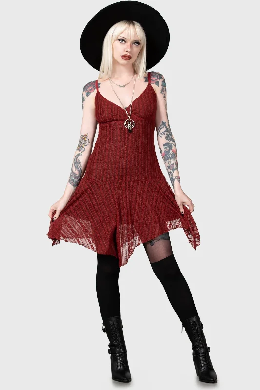 men's wool shorts-Emelia's Wrath Dress [RED] - Resurrect