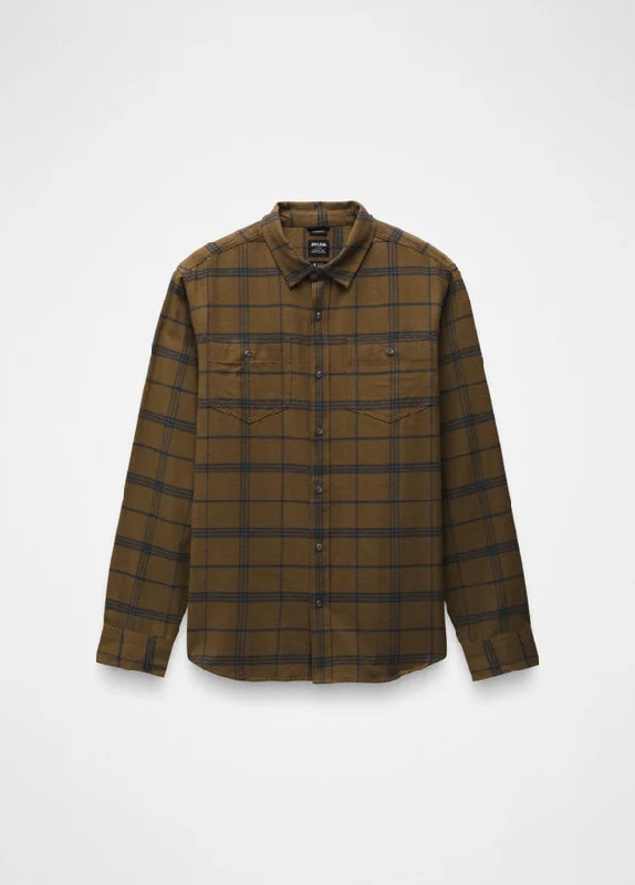 men's twill tees-Prana Dolberg Flannel Shirt Men's