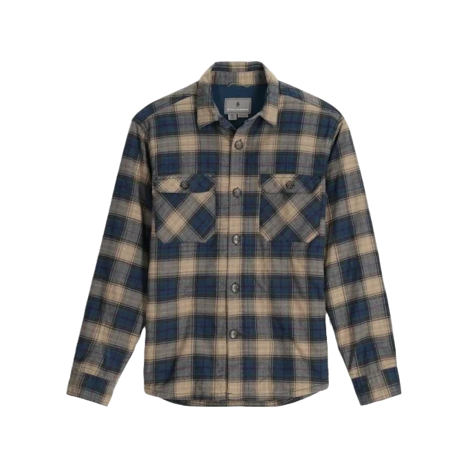 men's hiking polos-Royal Robbins Snowcapped Lined Flannel - Mens