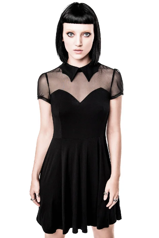 men's softshell tees-Vampyra Night Creature Skater Dress [B] - Resurrect