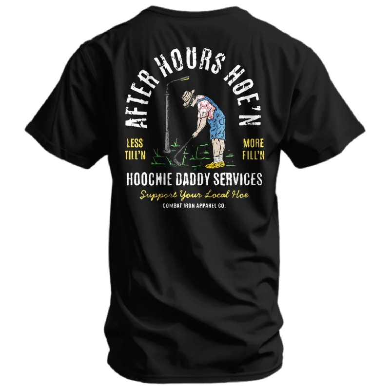 men's checkered sweaters-After Hours Hoe'n Hoochie Daddy Services Men's T-Shirt