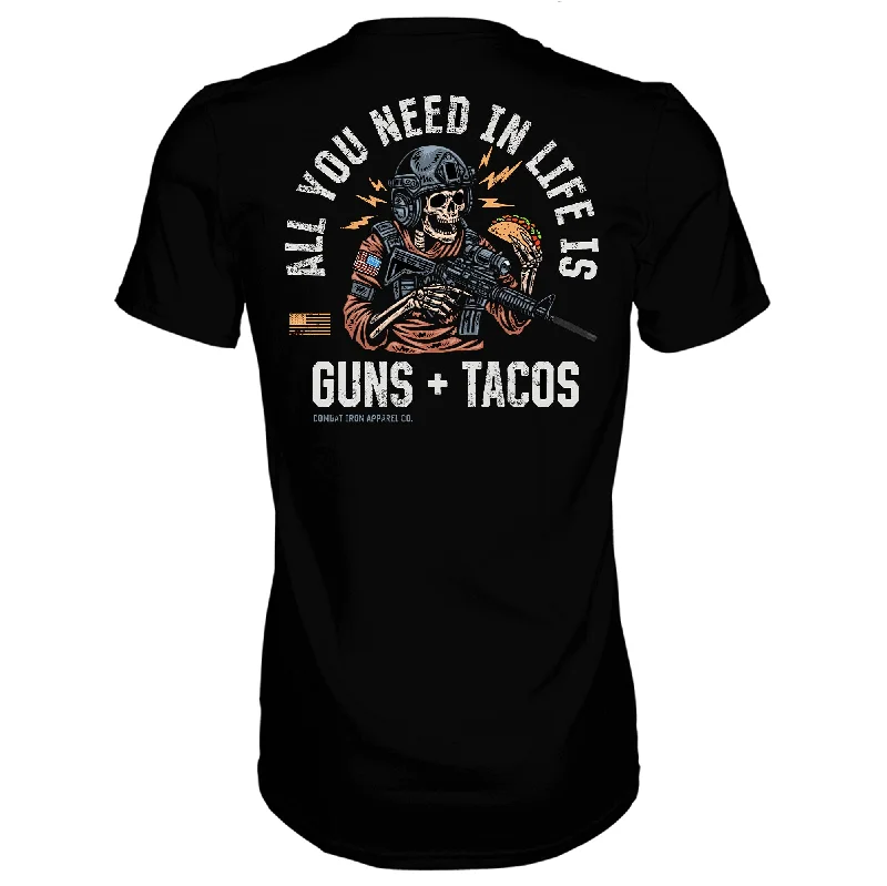 men's ribbed vests-All you need in life is Tacos Men's T-Shirt