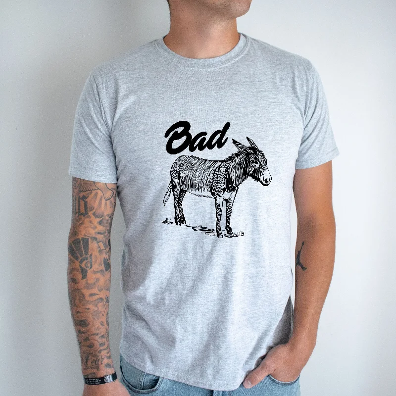 men's denim jackets-Funny Badass Donkey TShirt *UNISEX FIT*