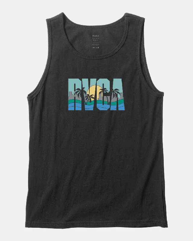 men's casual jackets-Gulf Coast Tank - Black