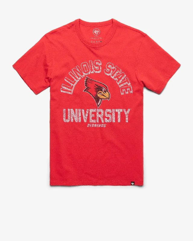 men's wool shorts-ILLINOIS STATE REDBIRDS RETROGRADE '47 FRANKLIN TEE