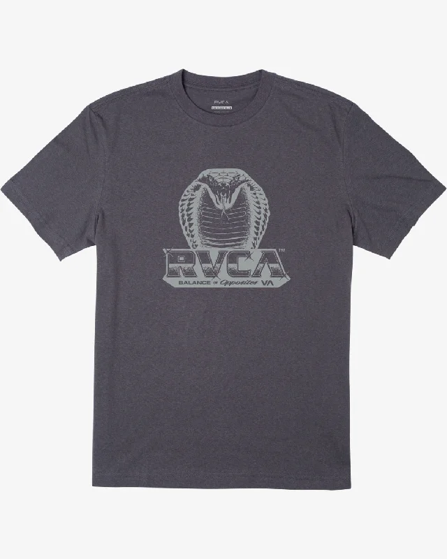 men's softshell sweaters-King Kobra Slub Tee - RVCA Black