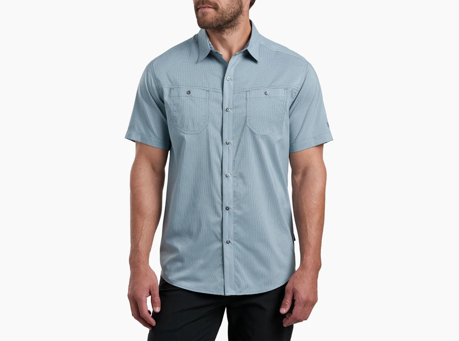 men's chambray shirts-Men's Stealth Short Sleeve Shirt