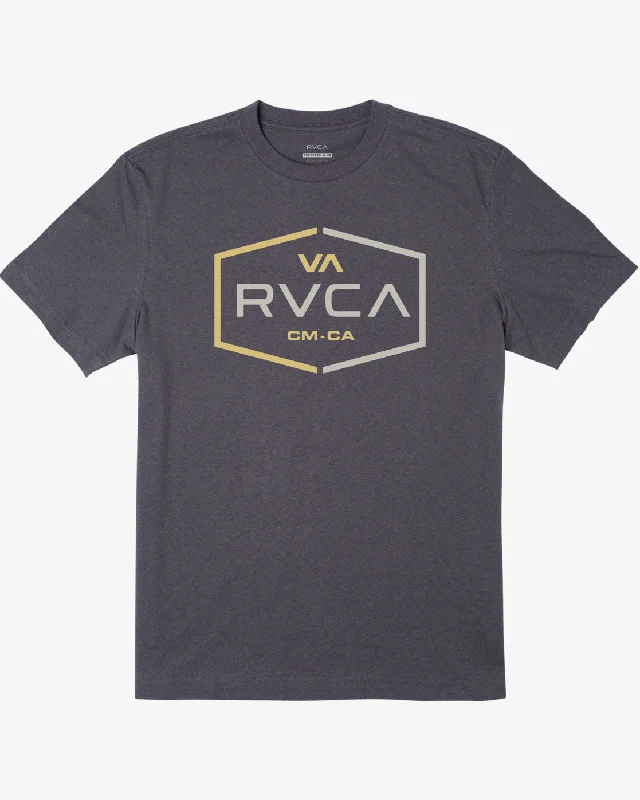 men's classic shorts-Layover Slub Tee - RVCA Black