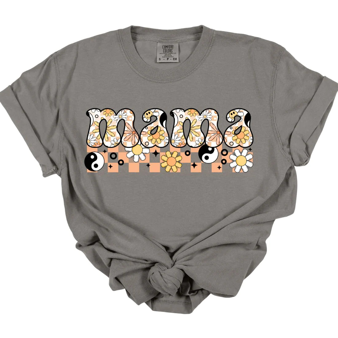 men's casual sweaters-Mama Retro Tee *MADE TO ORDER*