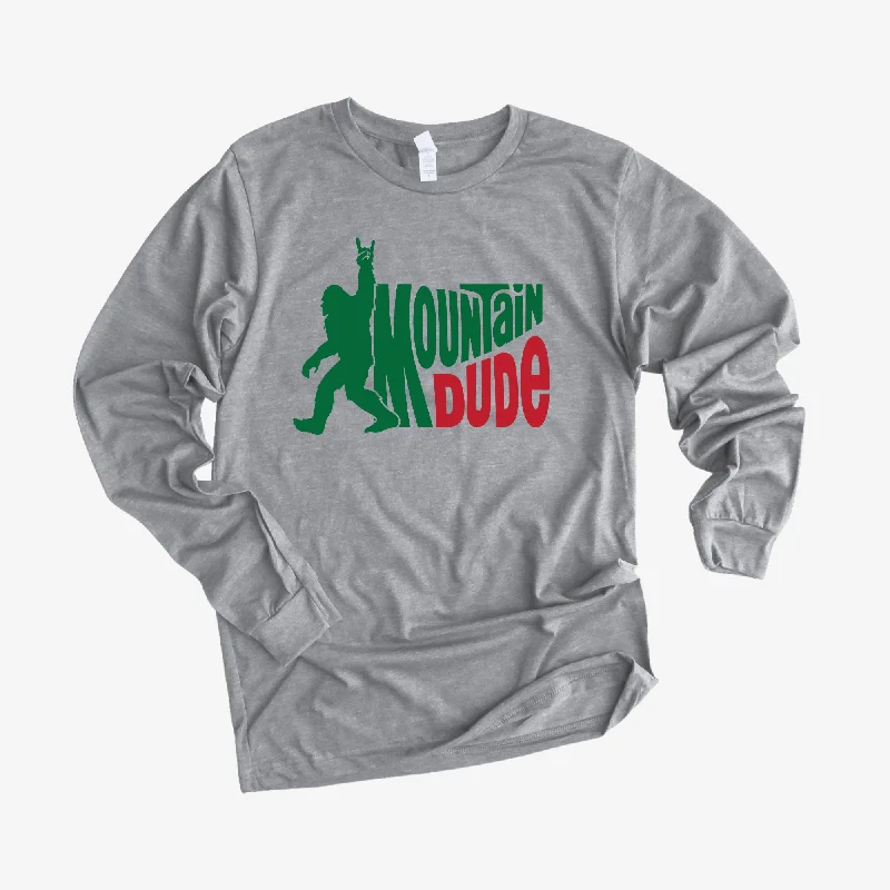 men's lightweight jackets-Mountain Dude Long Sleeve *UNISEX FIT*