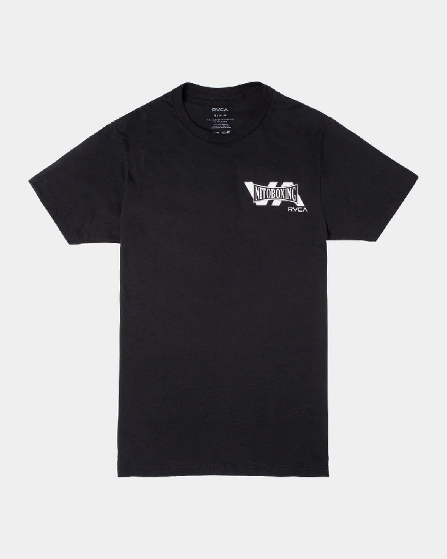 men's twill polos-Nito Boxing Big Va Tee - Black