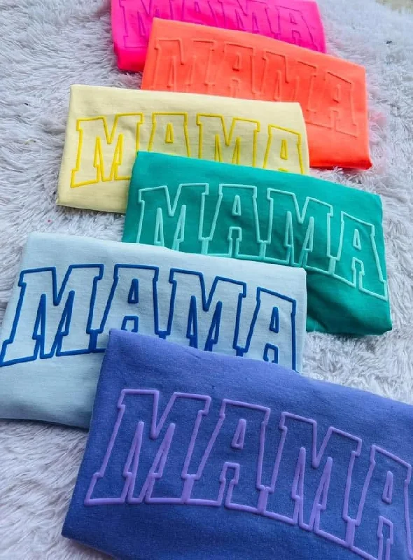 men's breathable underwear-Rainbow Mama Puff Tee *MULTIPLE COLORS*