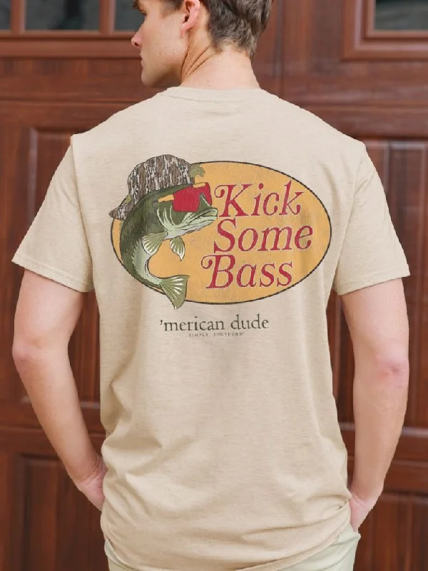 men's white polos-Simply Southern Merican Dude Kick Bass Unisex T-Shirt