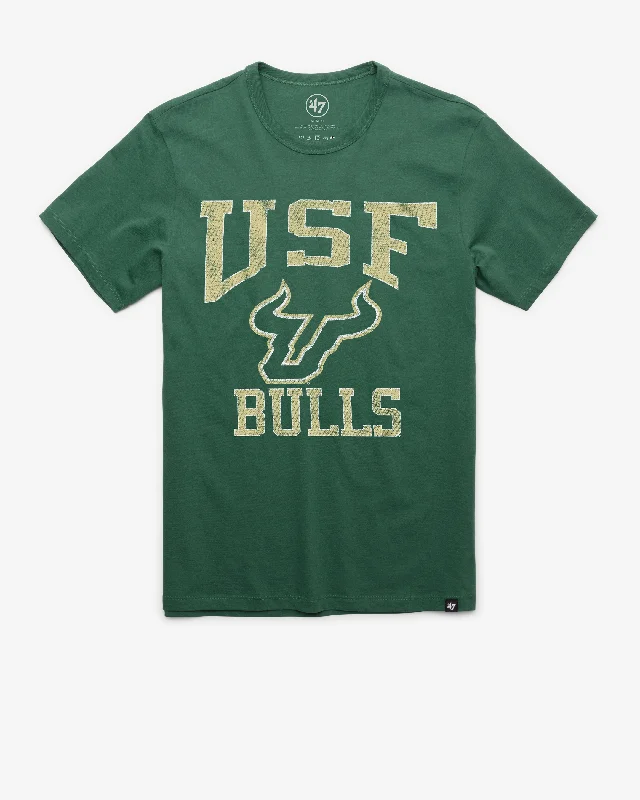 men's striped polos-SOUTH FLORIDA BULLS BIG UPS '47 FRANKLIN TEE