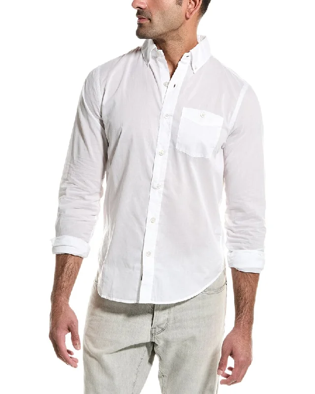 men's leather polos-Todd Snyder Slim Fit Favorite Shirt