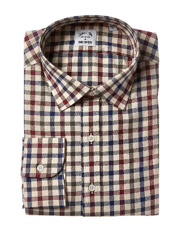 men's athletic jackets-Todd Snyder x Hamilton Shirt Co. Dress Shirt